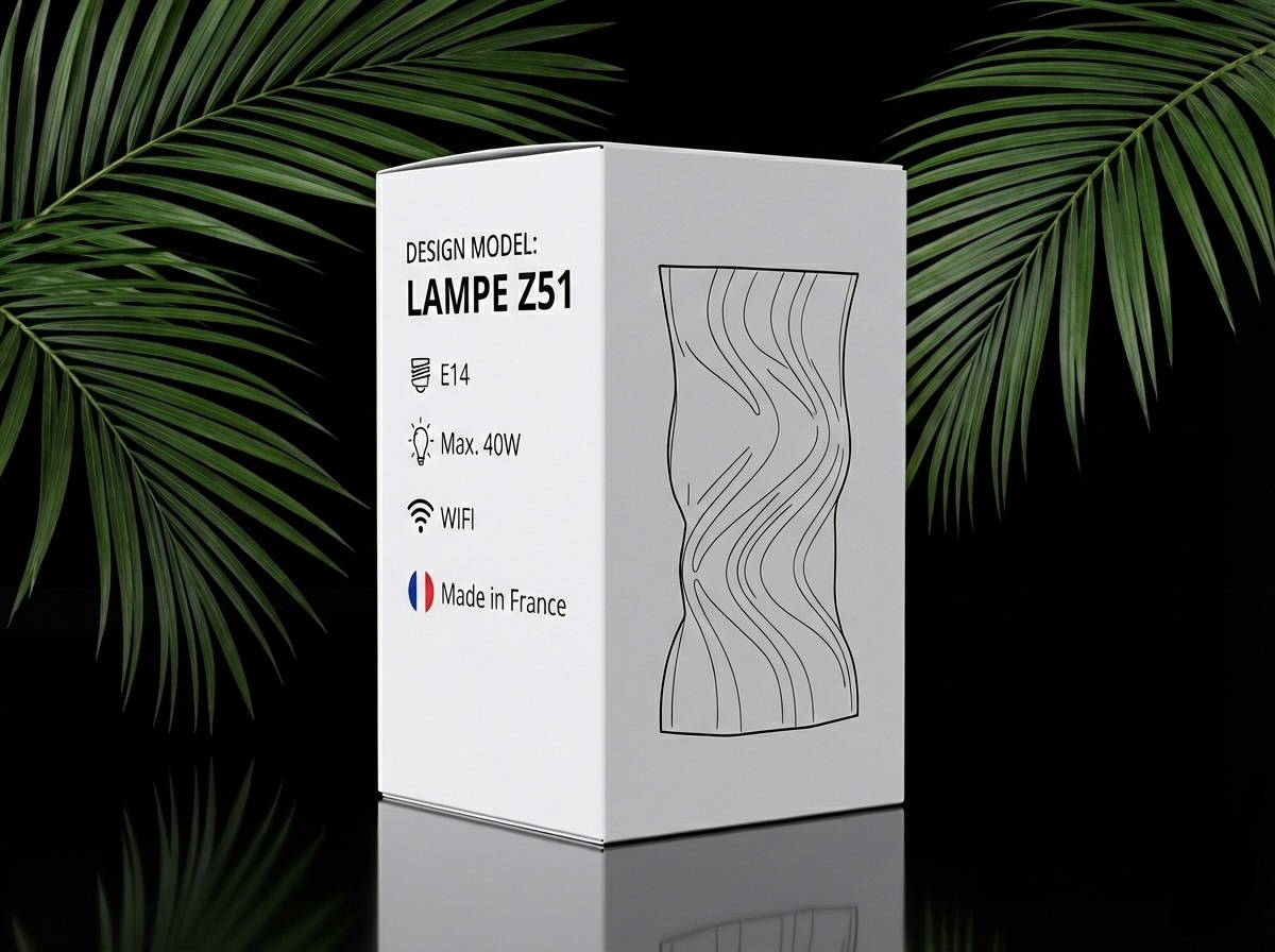 Packaging Lampe Z51 Design