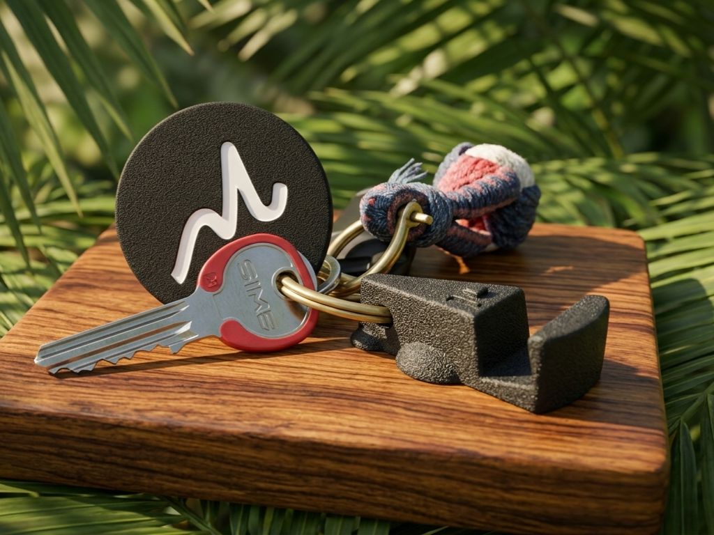 MicroDock EDC Keychain Stand Phone