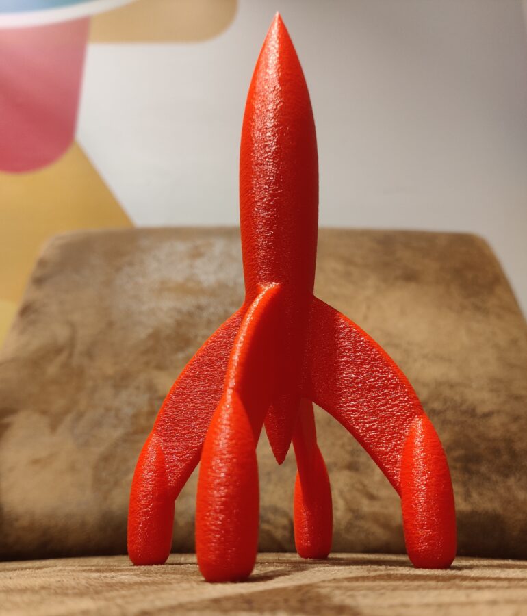 Fusée Tintin Drones FPV 3D Fusion360 print3D