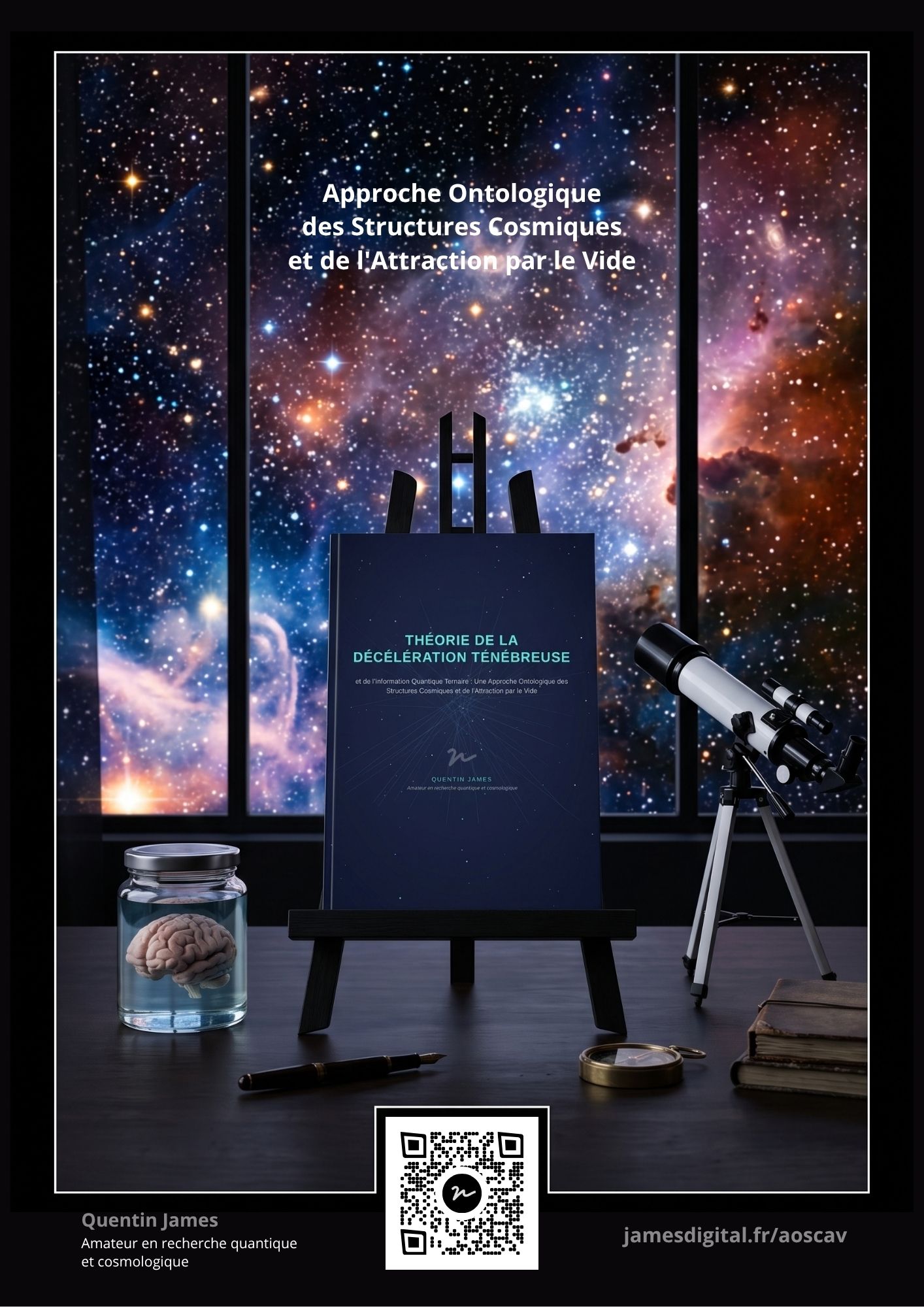 THÉORIE DE LA DÉCÉLÉRATION TÉNÉBREUSE et de l'Information Quantique Ternaire : Une Approche Ontologique des Structures Cosmiques et de l'Attraction par le Vide