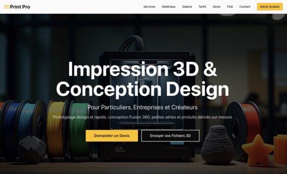 Service de 3d print par Quentin James