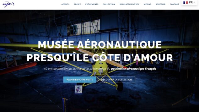 Mapica aeronautique website creation james digital
